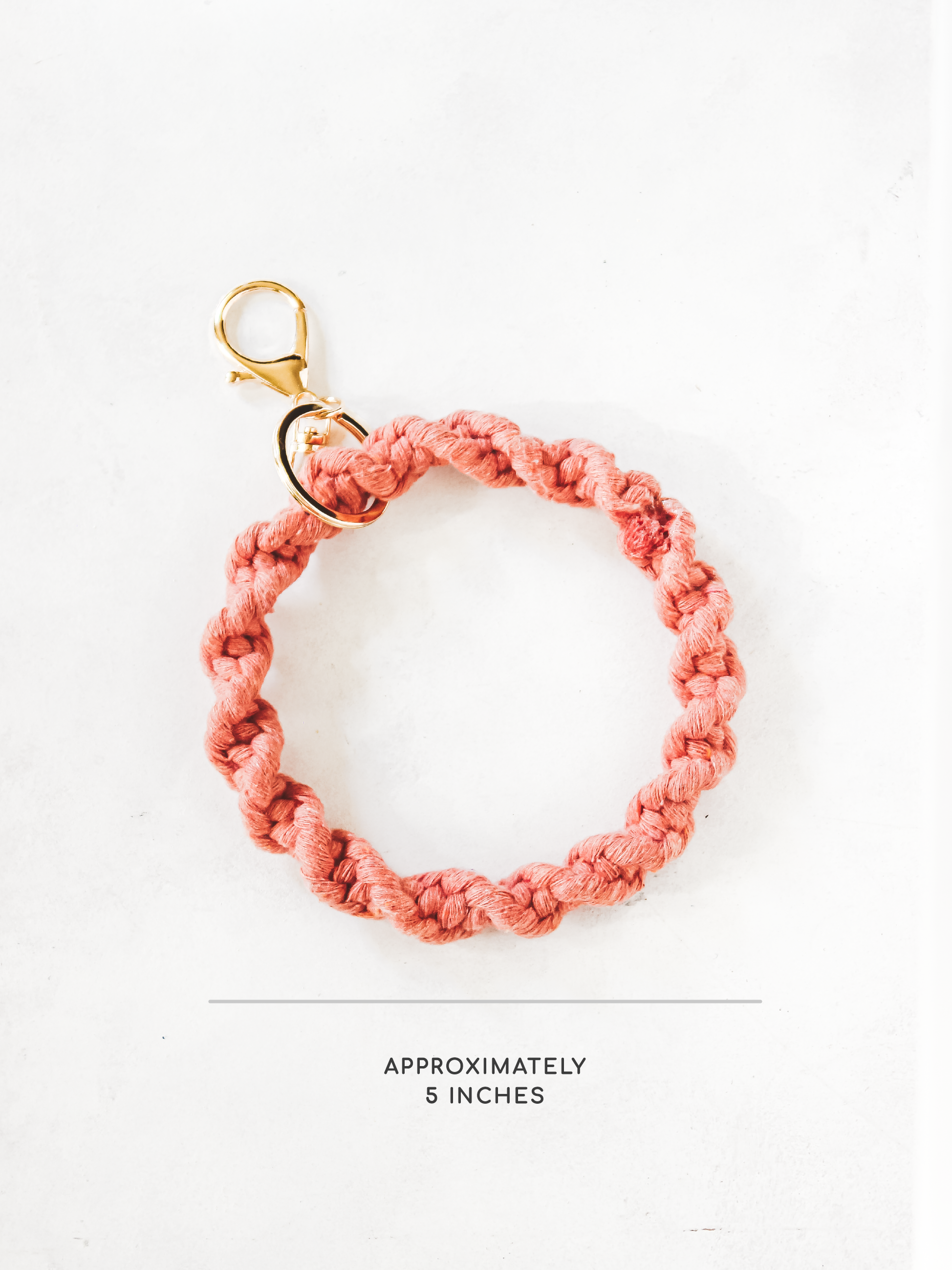 Boho Bangle Macrame Keychain