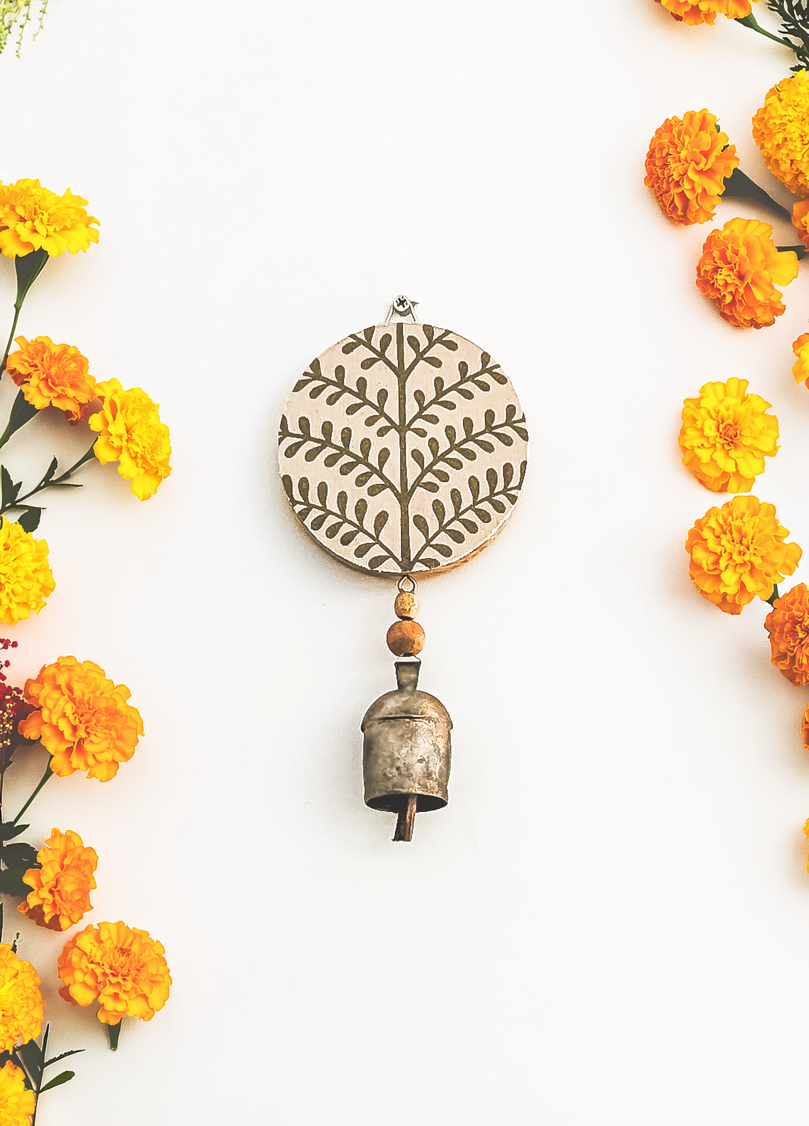 Wooden Fabric Bell