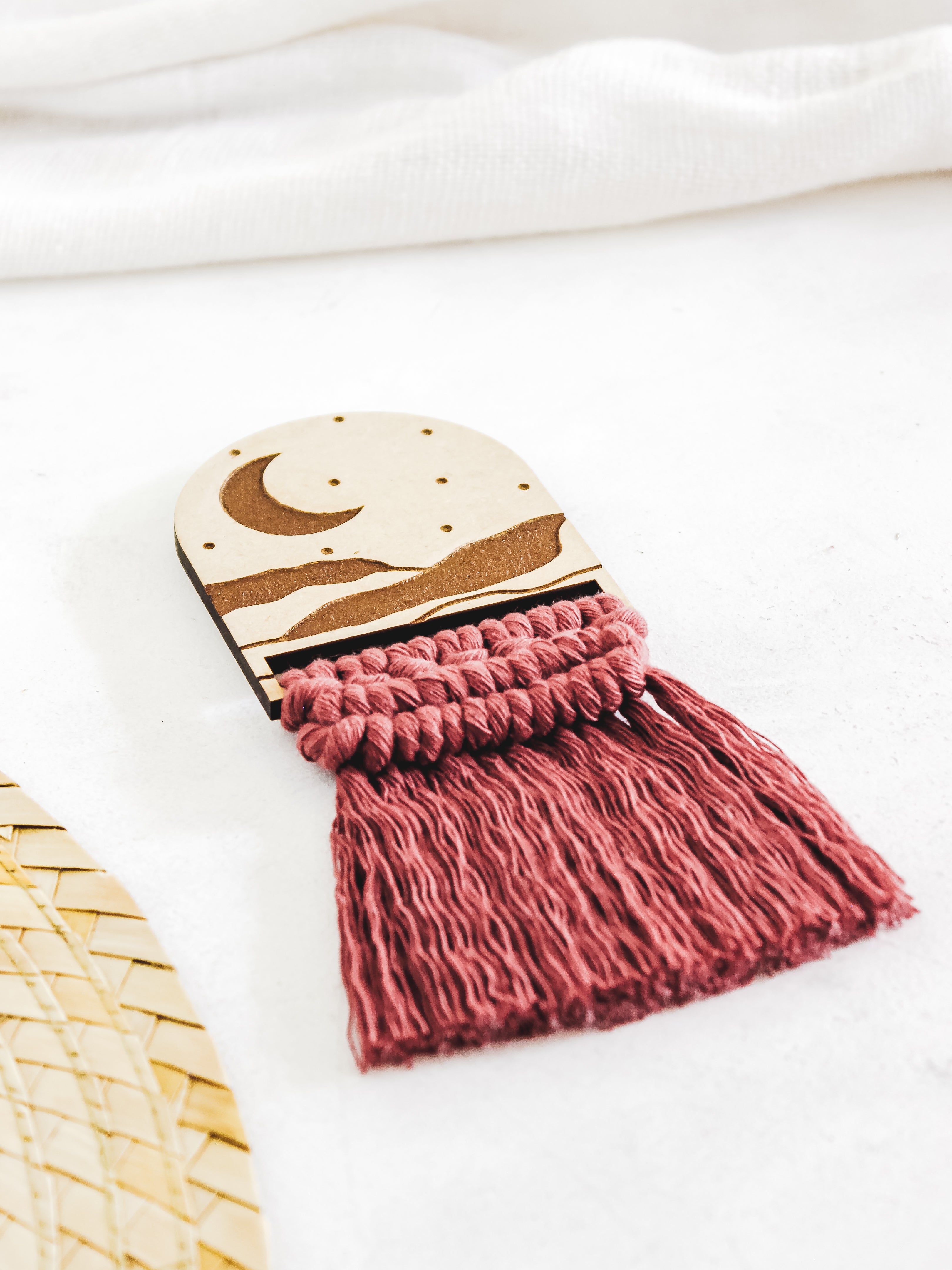 Bohemian Lunar Magnet Art