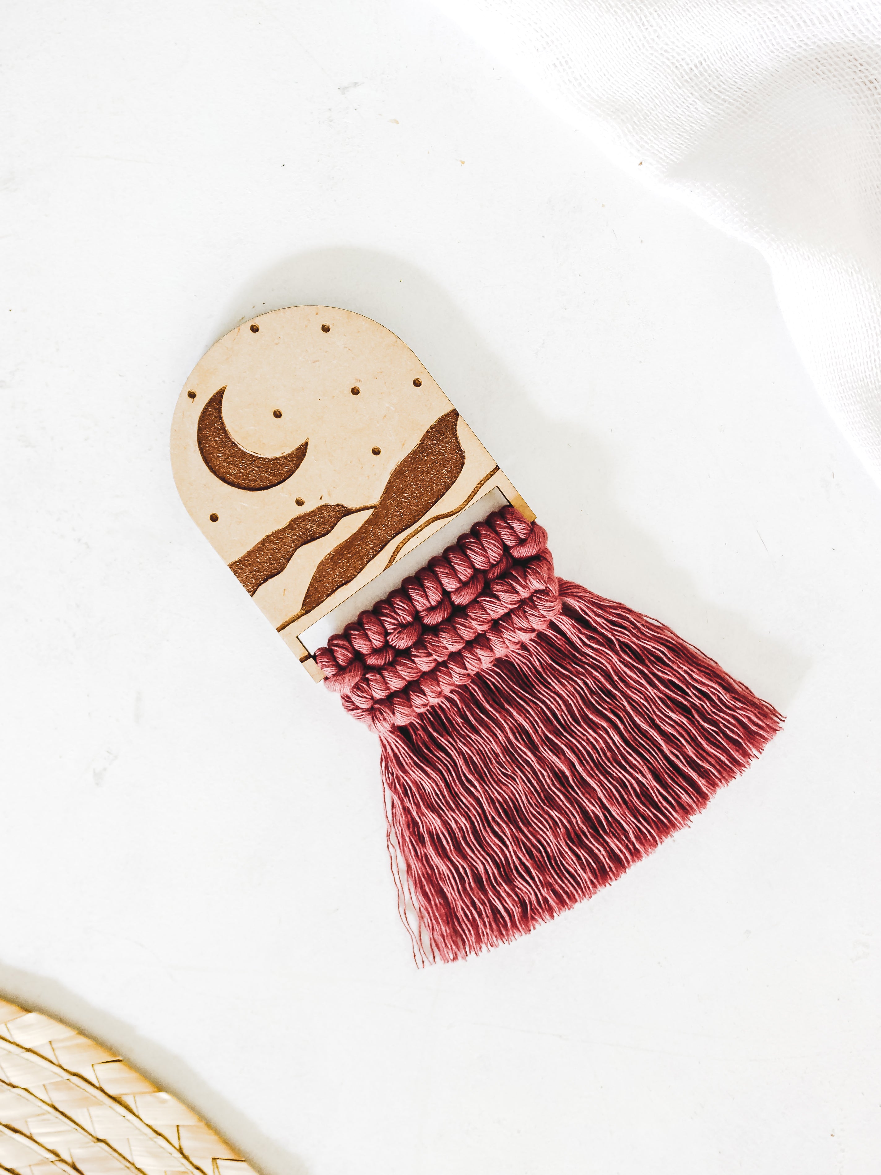 Bohemian Lunar Magnet Art