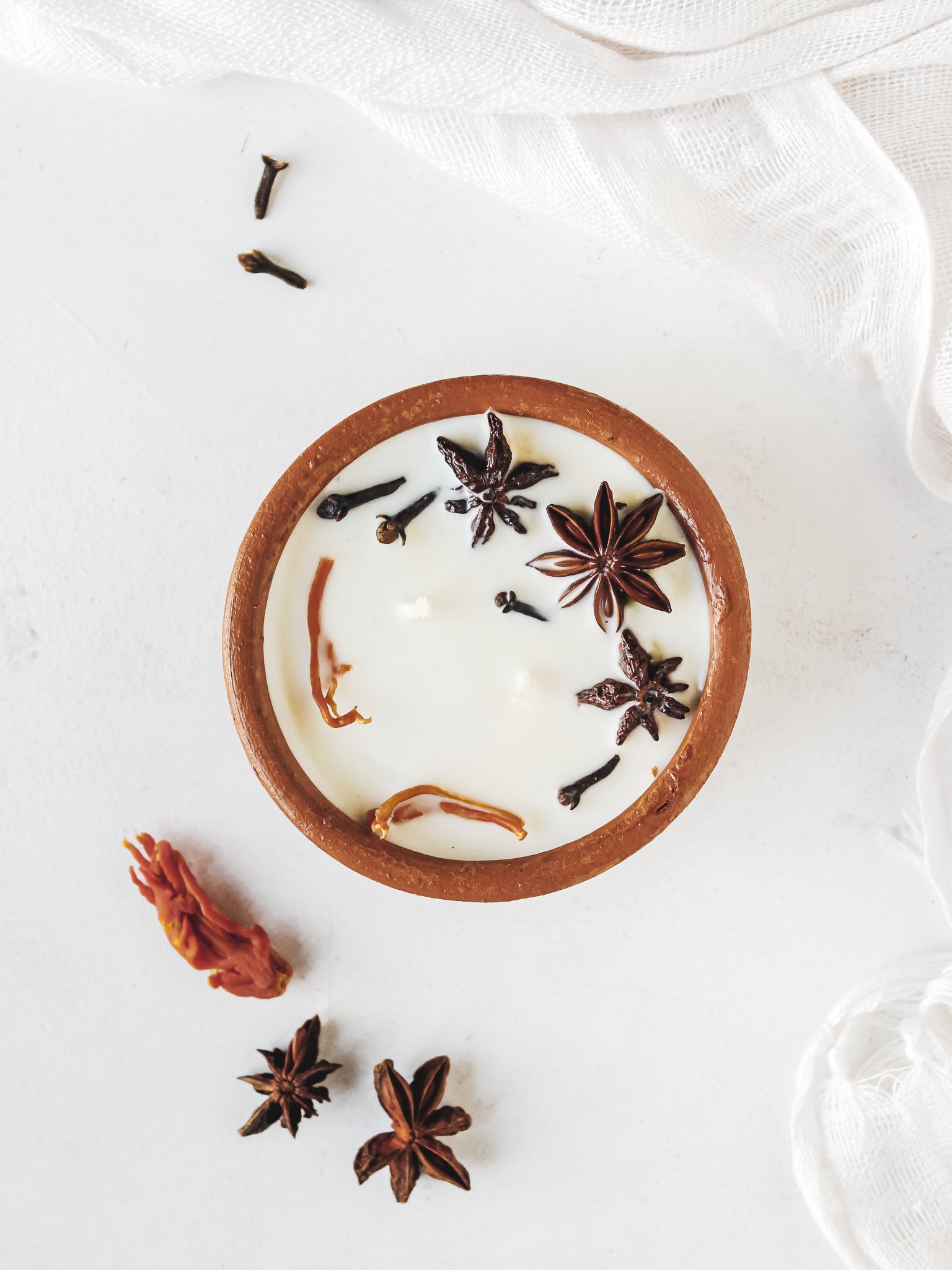 Saffron Silk - 2 Wick Bowl