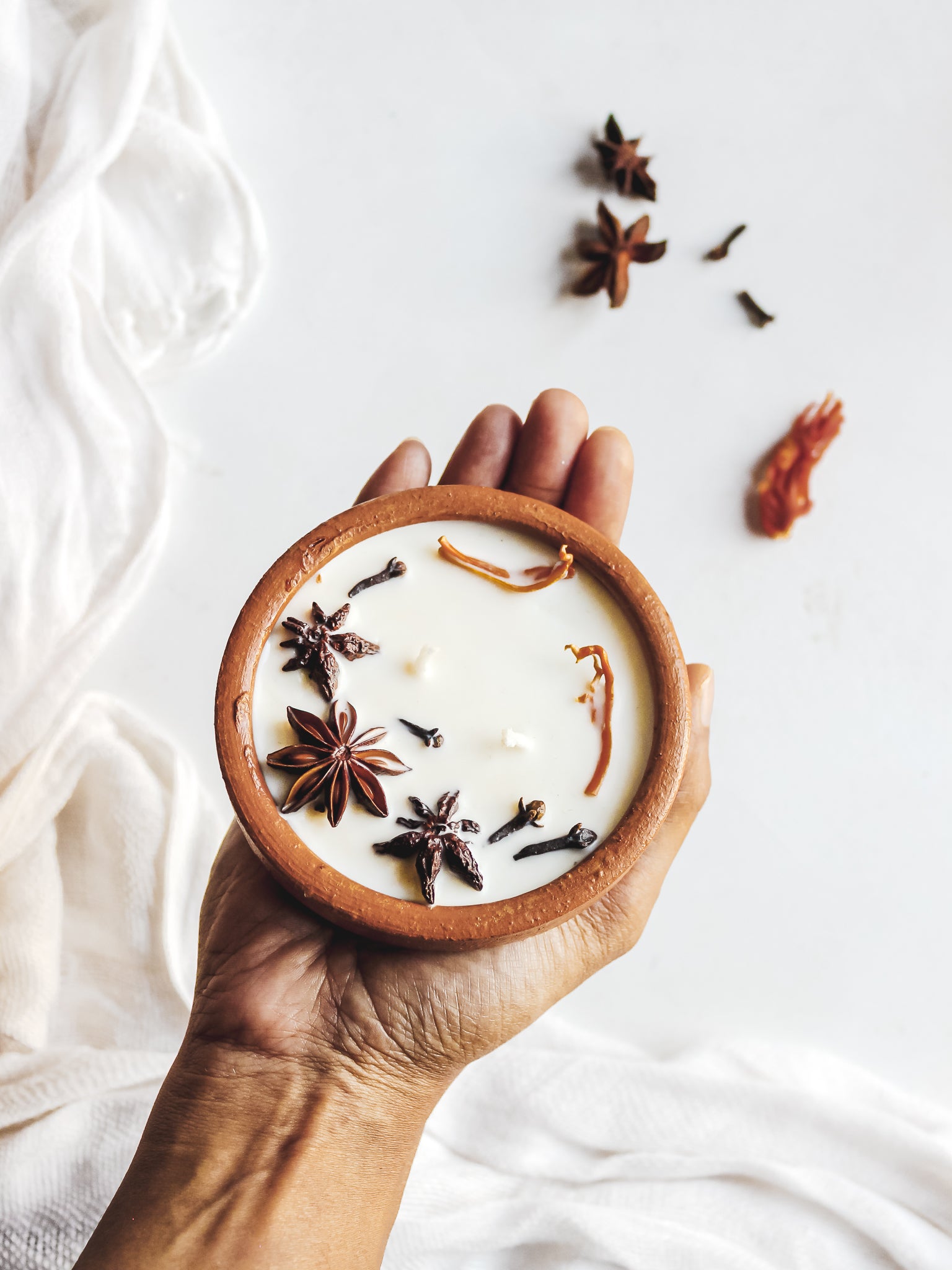 Saffron Silk - 2 Wick Bowl