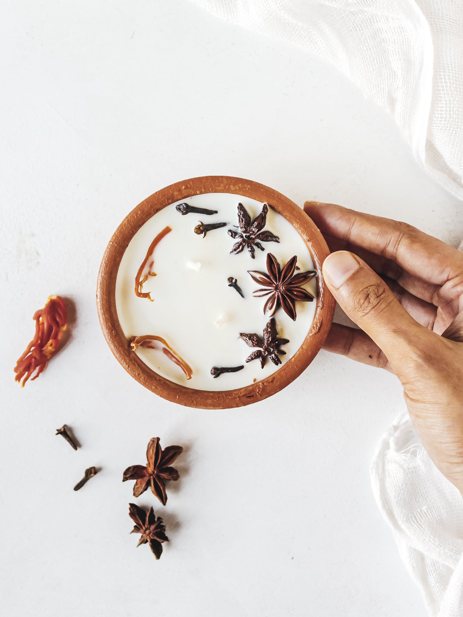 Saffron Silk - 2 Wick Bowl