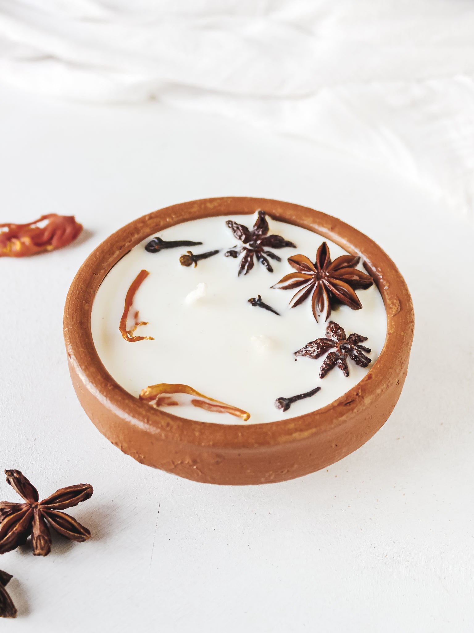 Saffron Silk - 2 Wick Bowl