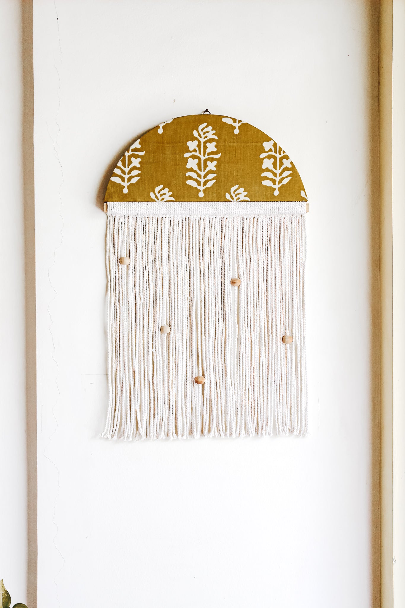 Boho Fabric Wall Hanging