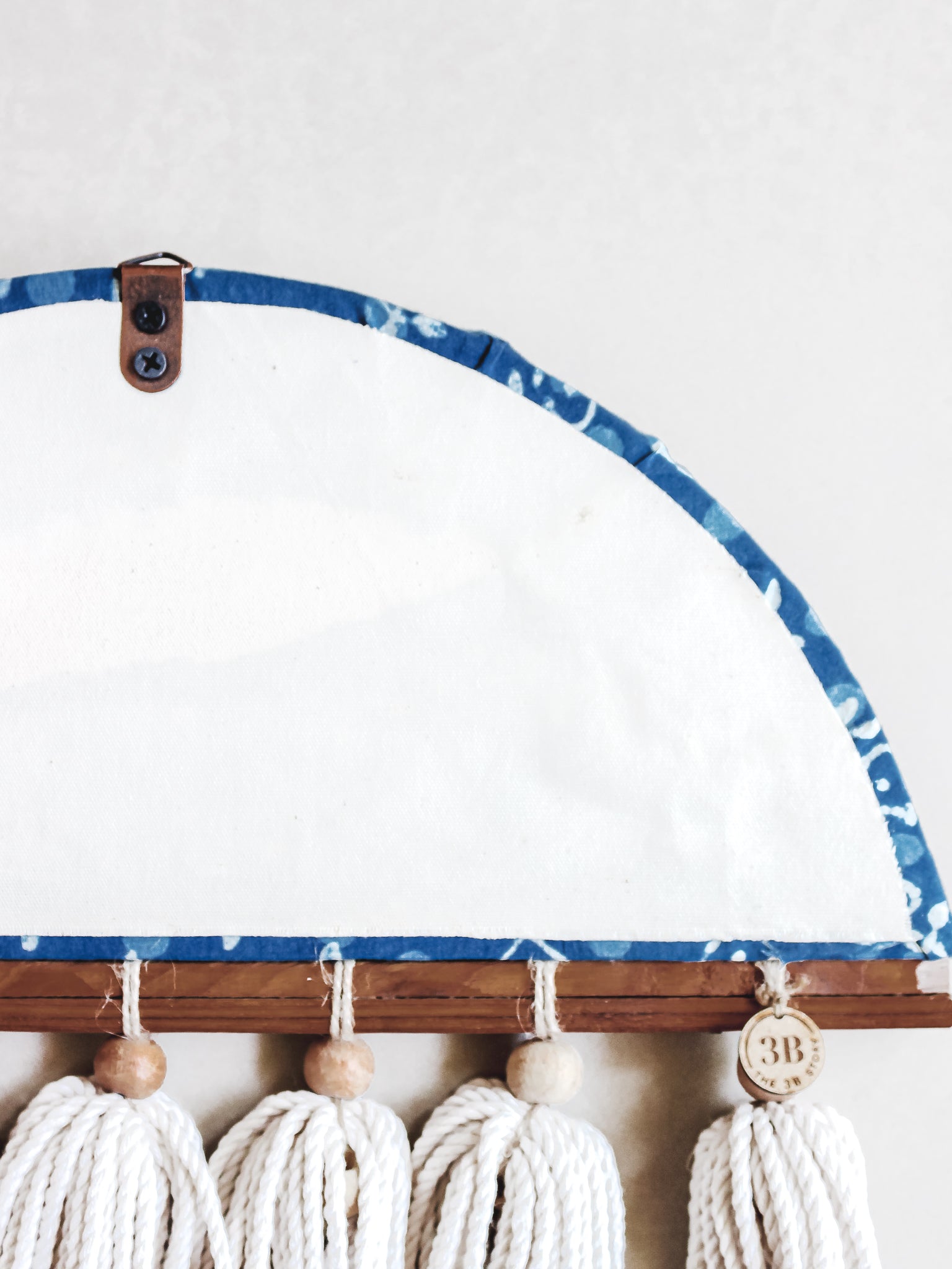 Boho Fabric Tassel Wall Hanging