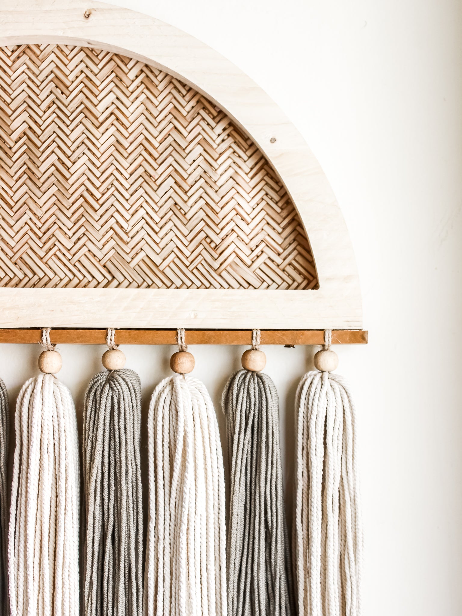 Boho Cane Wall Hanging