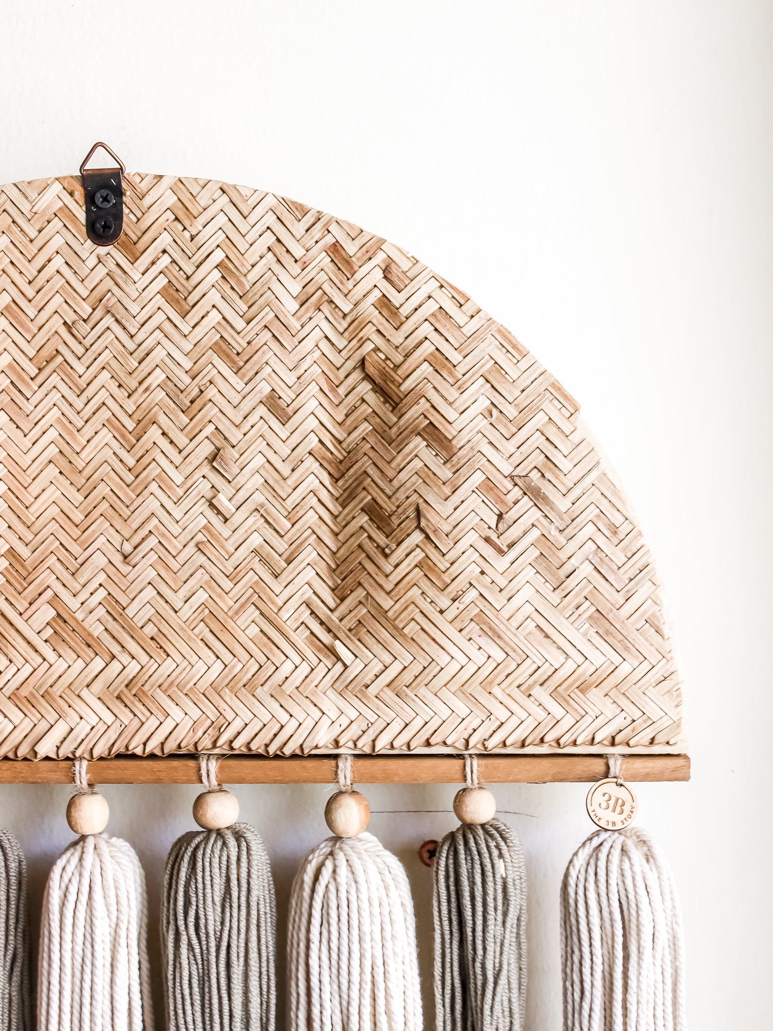 Boho Cane Wall Hanging