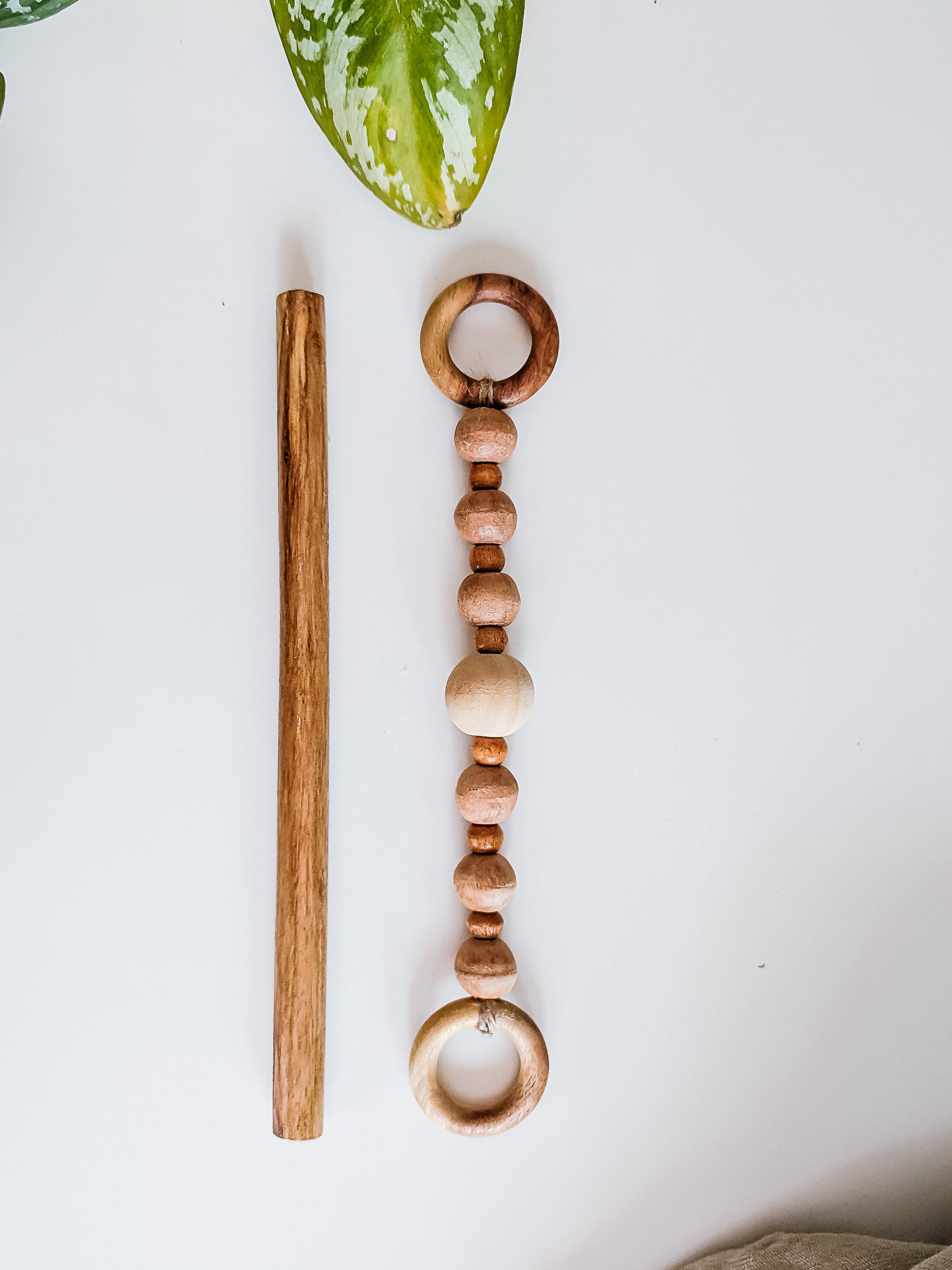 Wooden Beads Curtain Tieback (Set of 2)