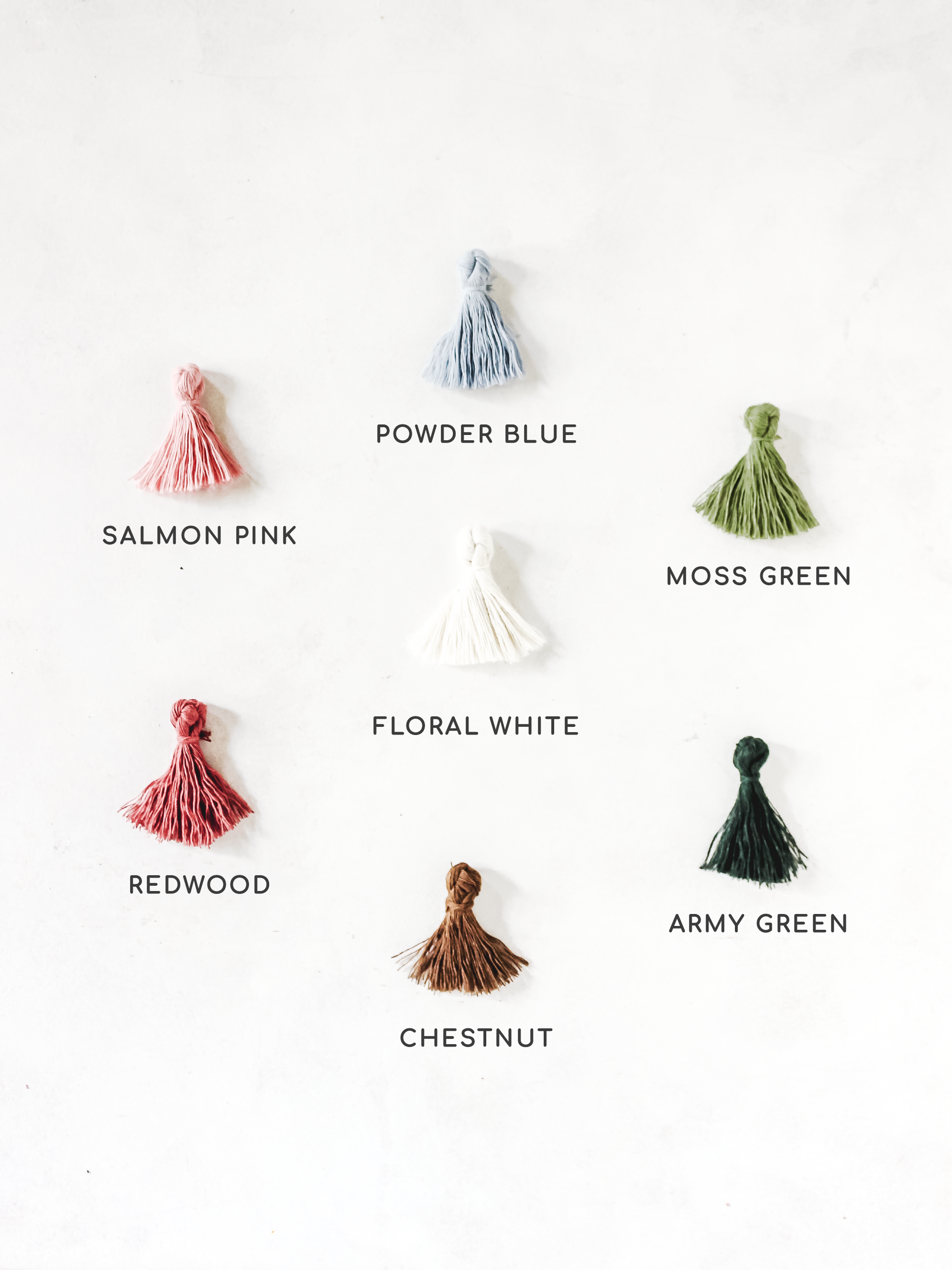 Rattan Tassel Circle Charm