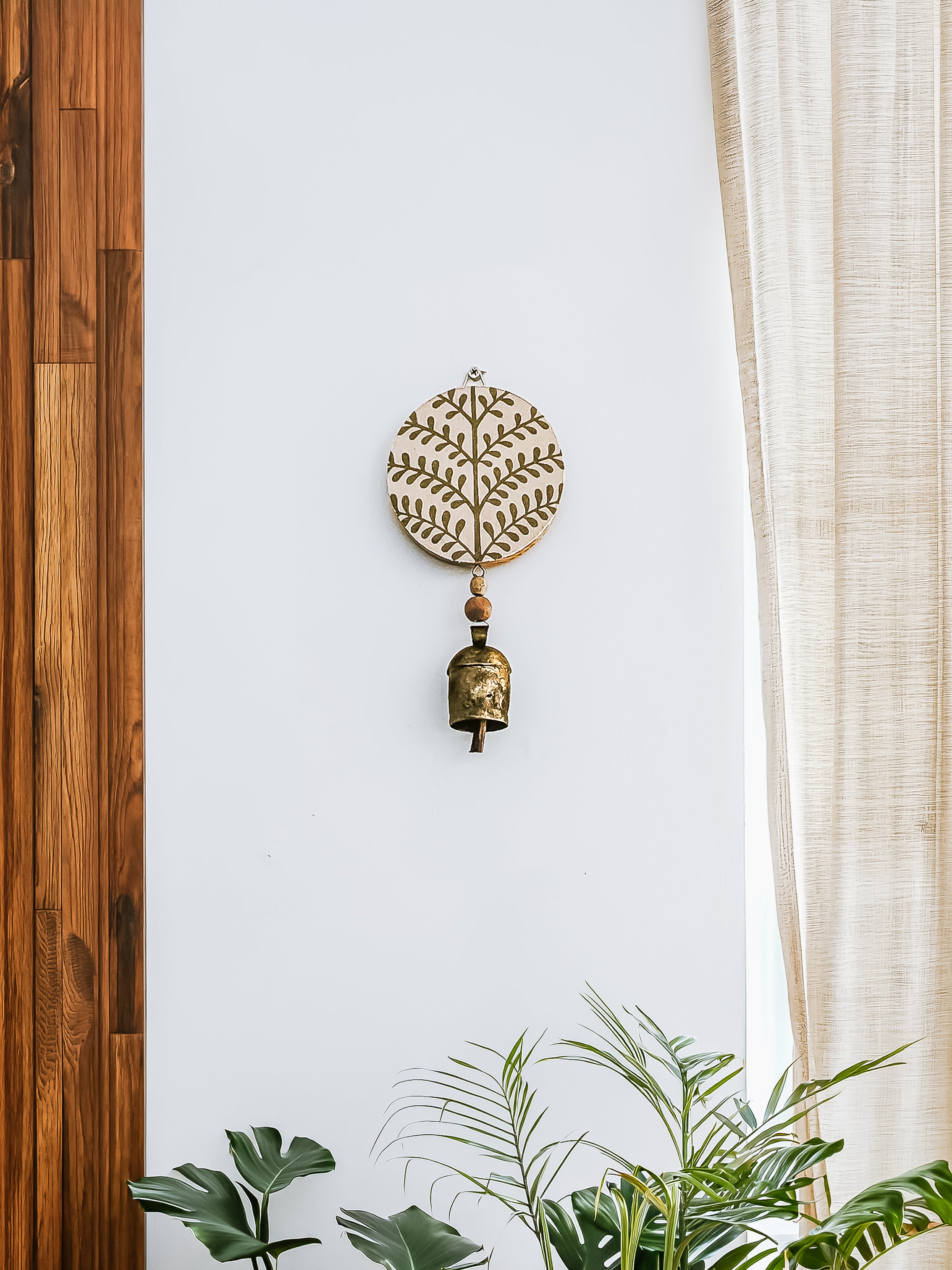 Wooden Fabric Bell