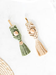 Wooden Diamond Keychain
