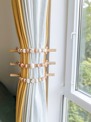 Wooden Beads Curtain Tieback (Set of 2)