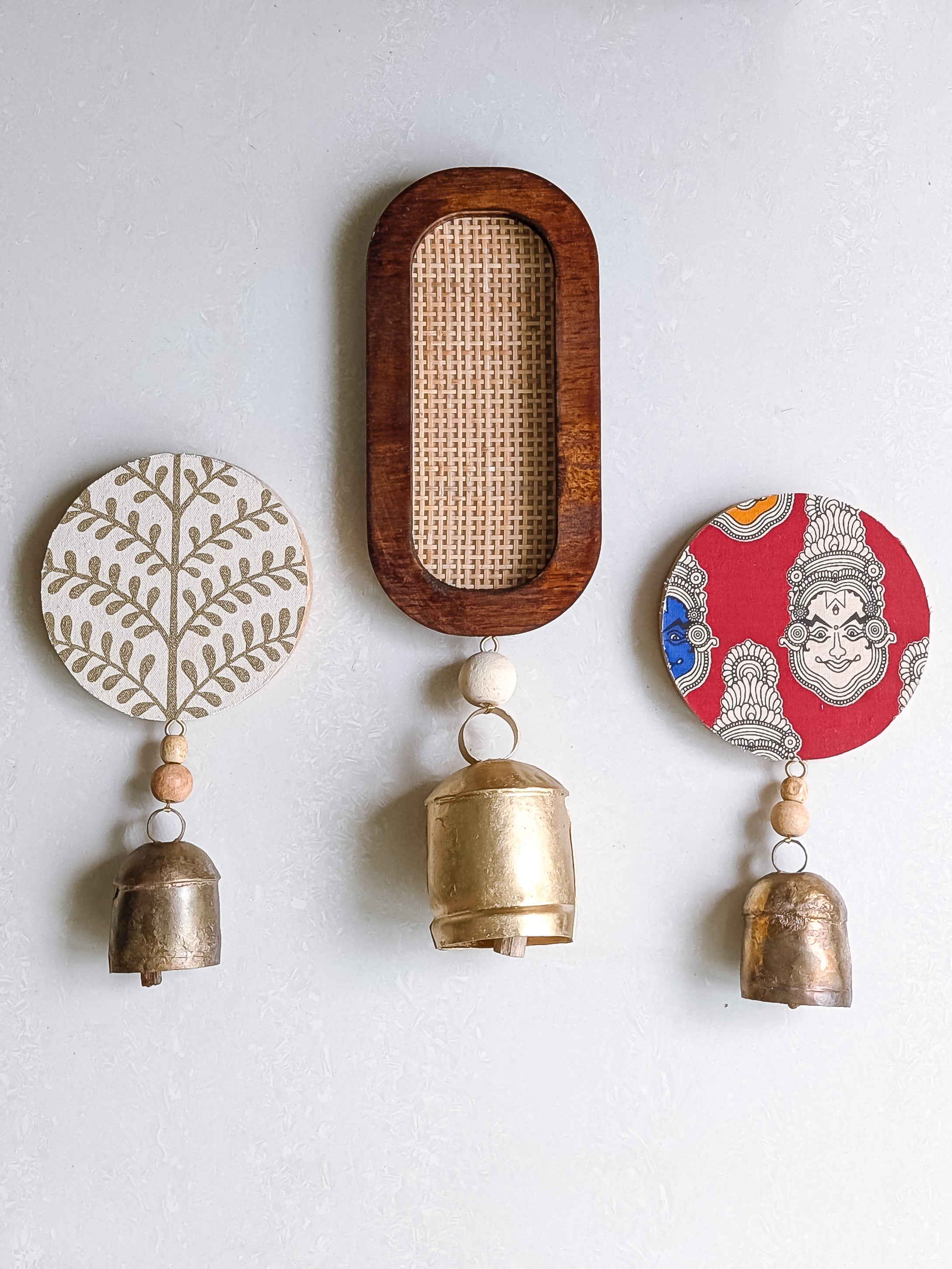 Wooden Fabric Bell