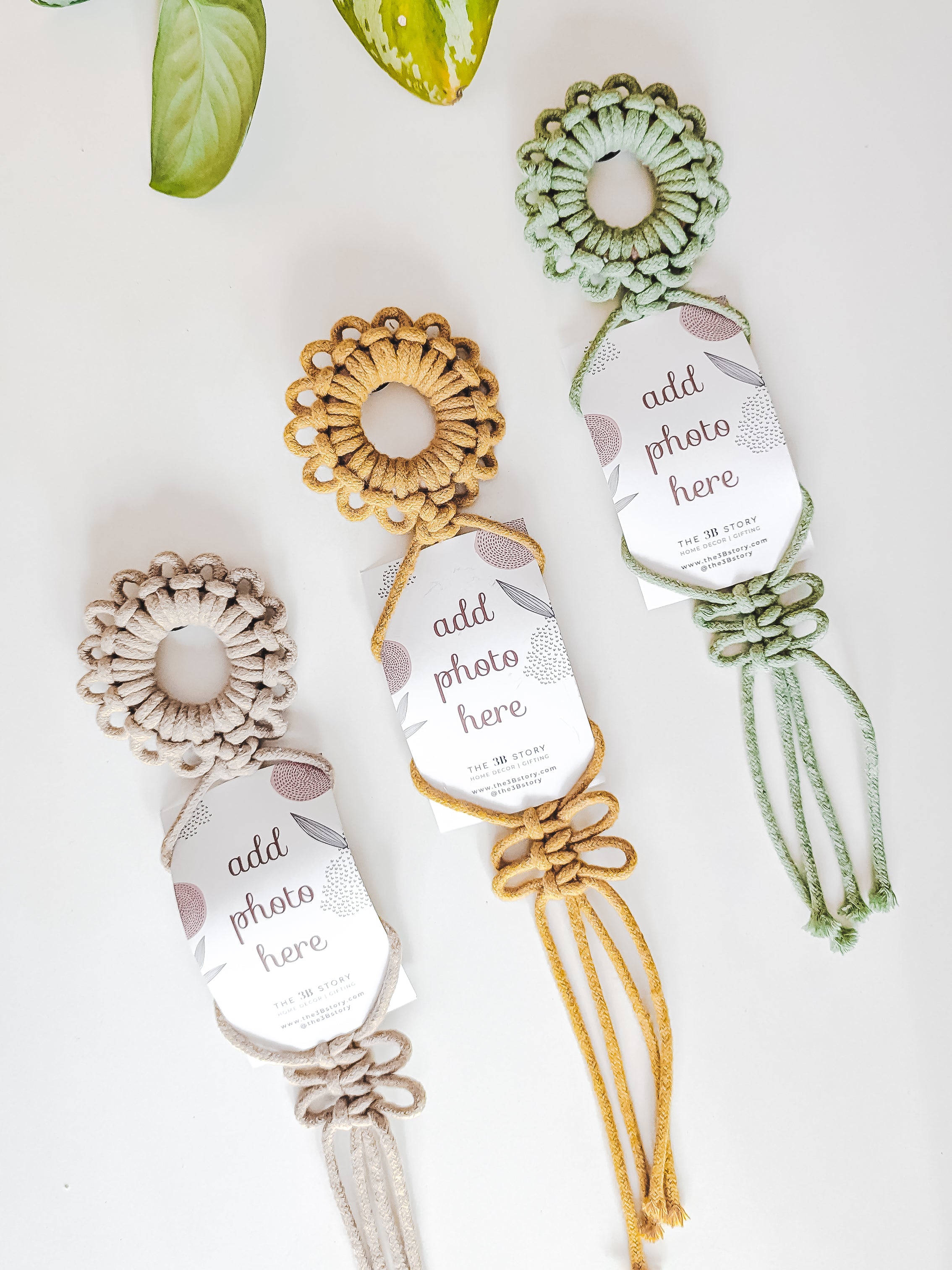 Macrame Photo Holder - Magnet