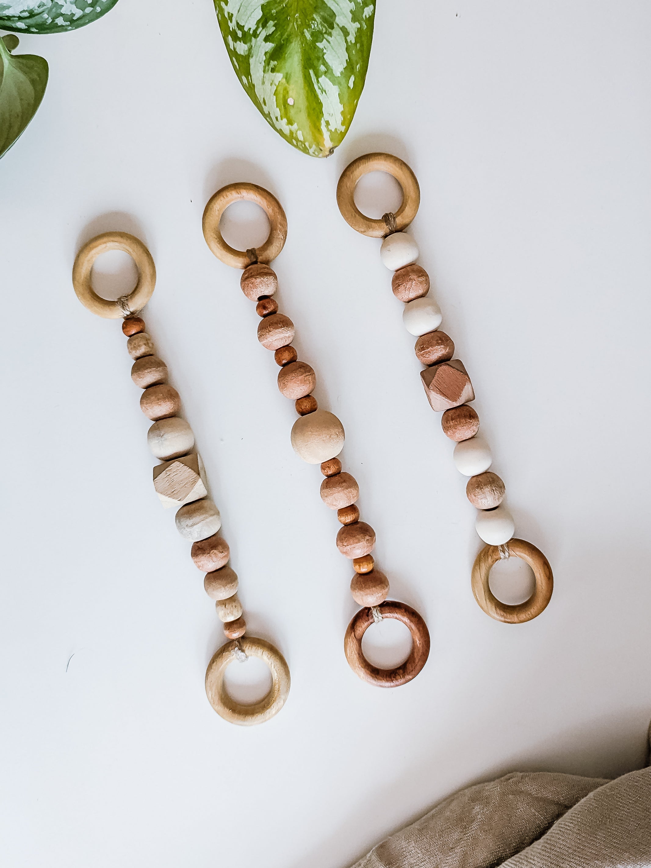 Wooden Beads Curtain Tieback (Set of 2)