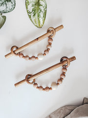 Wooden Beads Curtain Tieback (Set of 2)